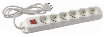 PRESE MULT."ROSI" SERIE STANDARD SCHUKO/BIV.10/16A2P+T 250V INT.SPIA+SPINA 16A 2P+T 250V ART.RS92005