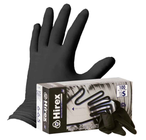 GUANTO MONOUSO IN NITRILE NERO CF.100 PZ