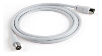 CAVO TV SPINA DRITTA + ADATTATORE M/F SPINA 9,5 MMMT. 2 ART. RS93001